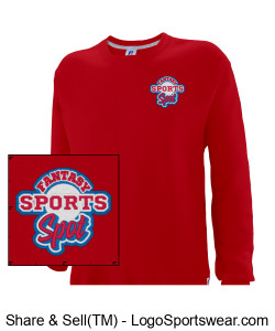 Russell Men's Dri-Power Crewneck Sweatshirt   Design Zoom
